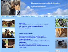 Tablet Screenshot of communiceren-met-dieren.nl